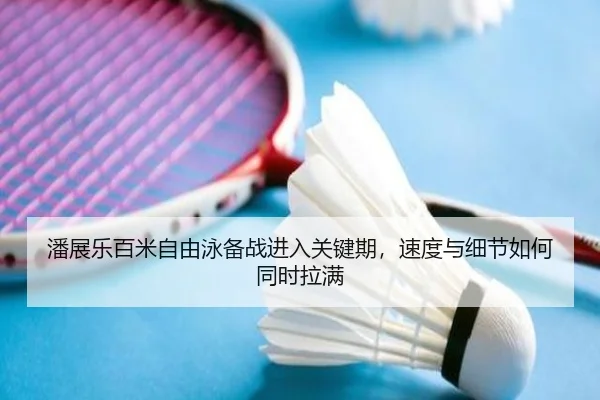 潘展乐百米自由泳备战进入关键期，速度与细节如何同时拉满